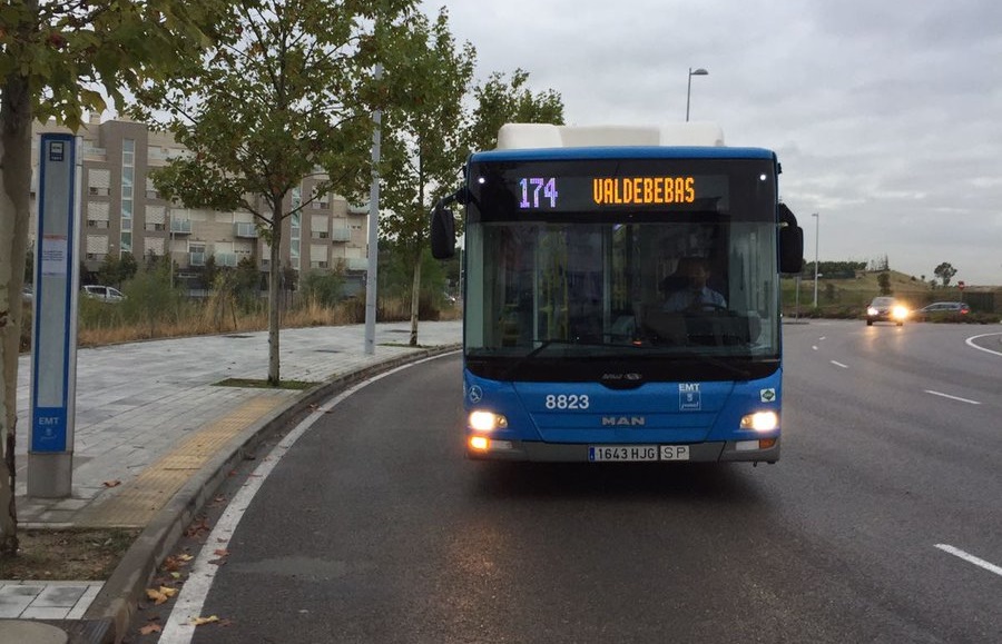 Una nueva línea de bus llega a Valdebebas